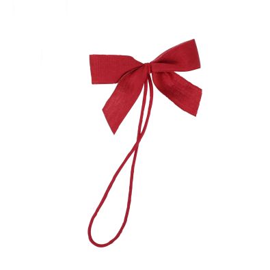 2-Flügel-Schleifen aus Tencel mit elastischem Umband 25 cm lang