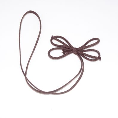 Elastische Fertigdeko mit 4-Flügelschleife aus Tencel