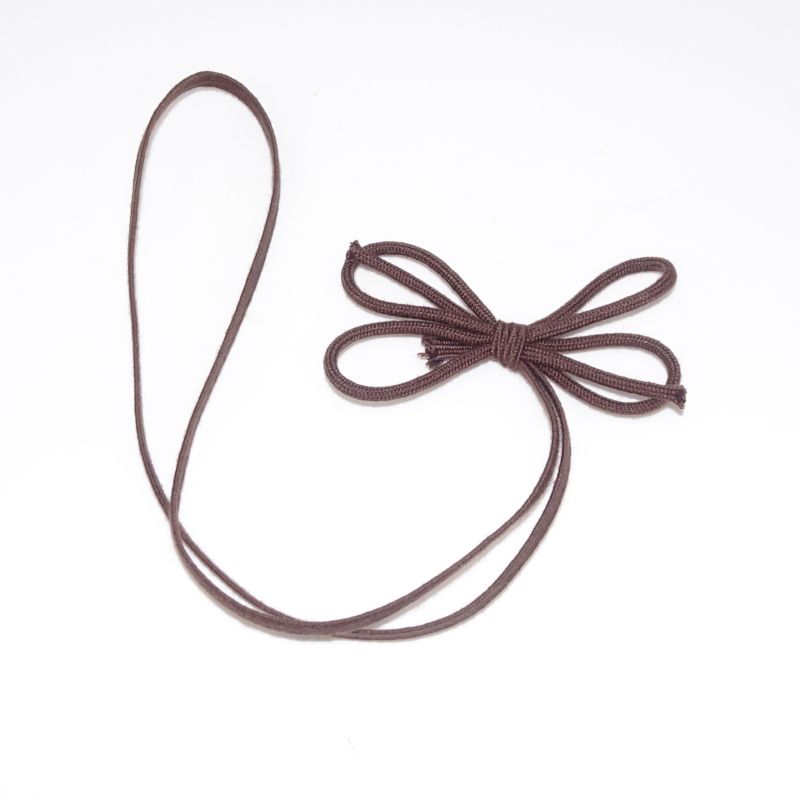 Elastische Fertigdeko mit 4-Flügelschleife aus Tencel