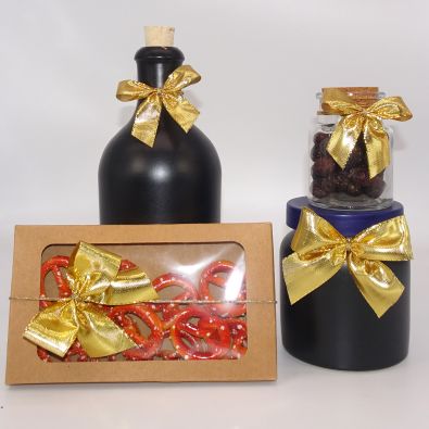 2-Flügelschleife mit elastischem Umband 25 cm lang