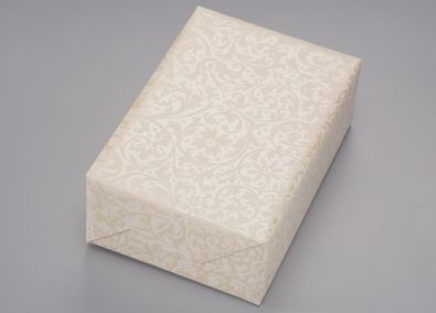 Geschenkpapier Paisley creme