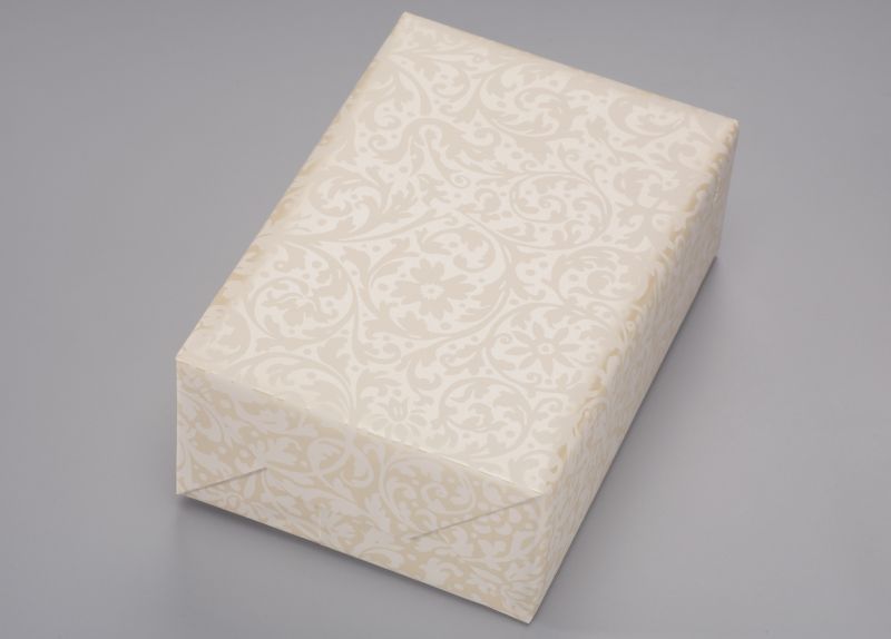 Geschenkpapier Paisley creme