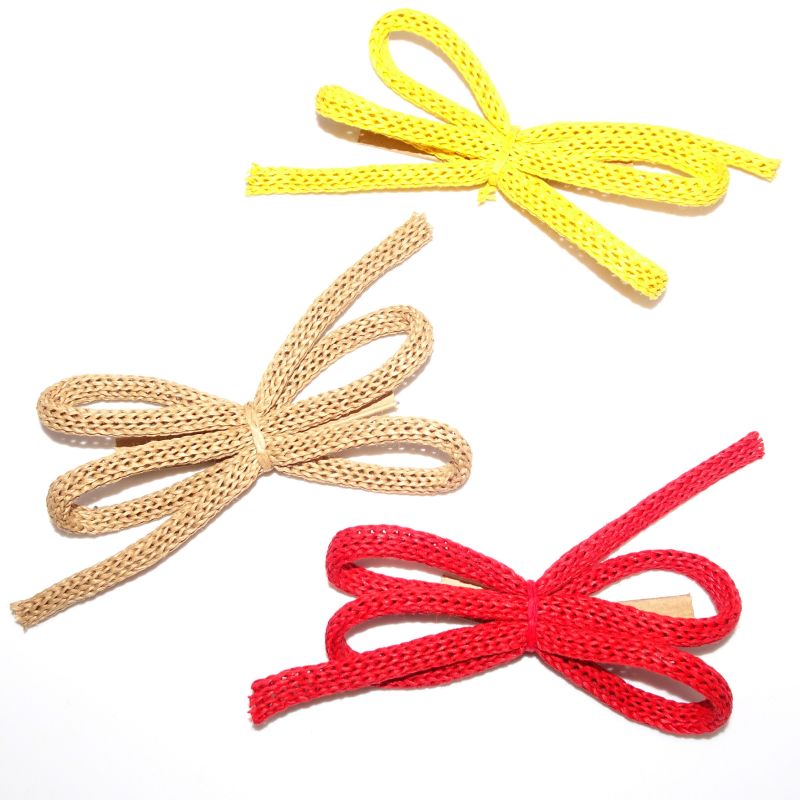4-Flügelschleife aus Papierkordel