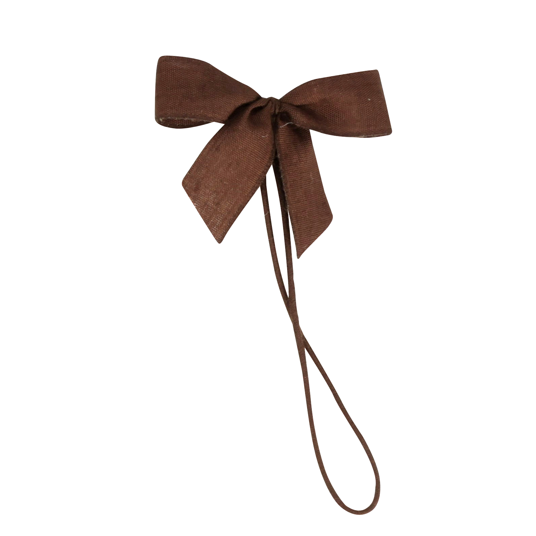 2-Flügel-Schleifen aus Tencel mit elastischem Umband 25 cm lang