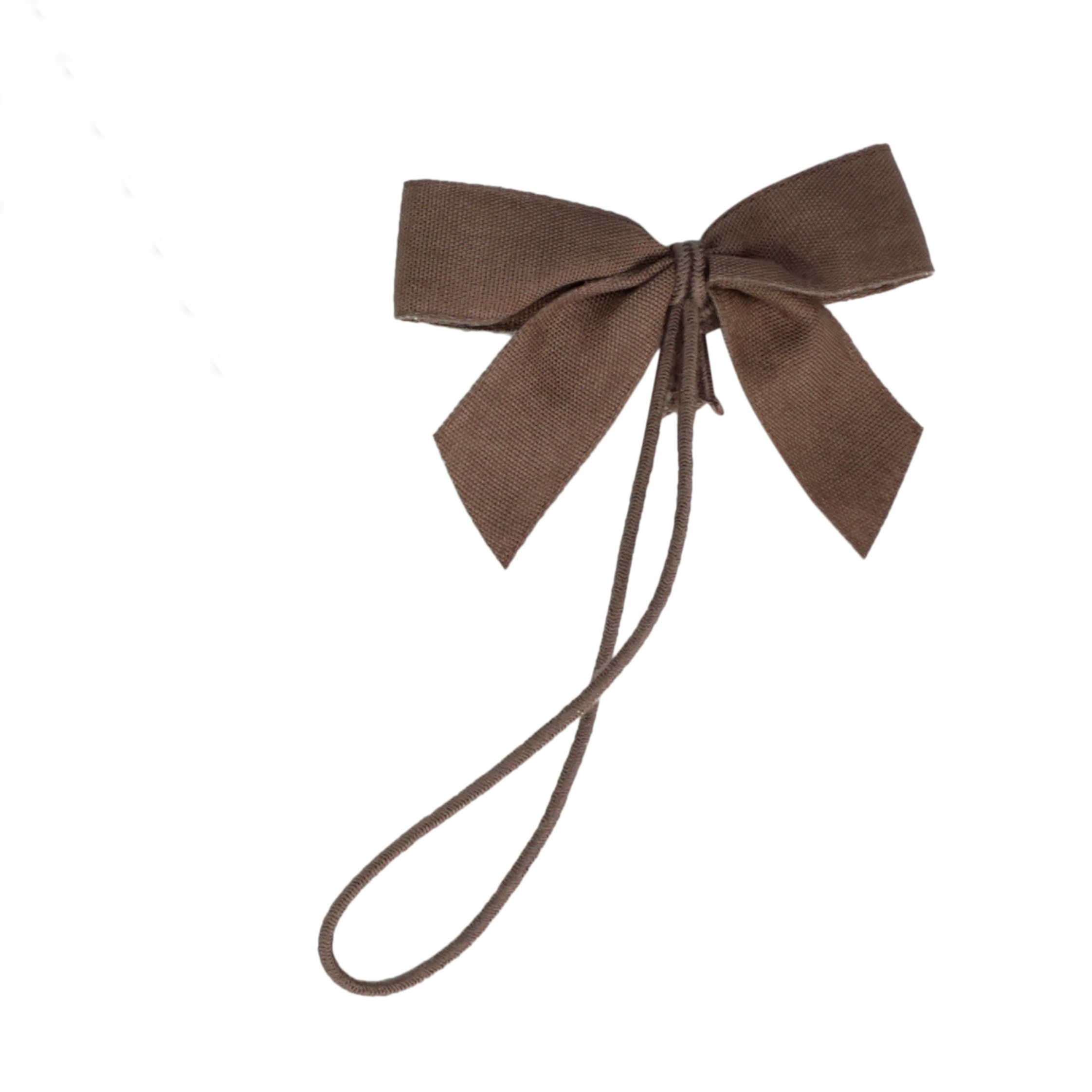 2-Flügel-Schleifen aus Tencel mit elastischem Umband 25 cm lang