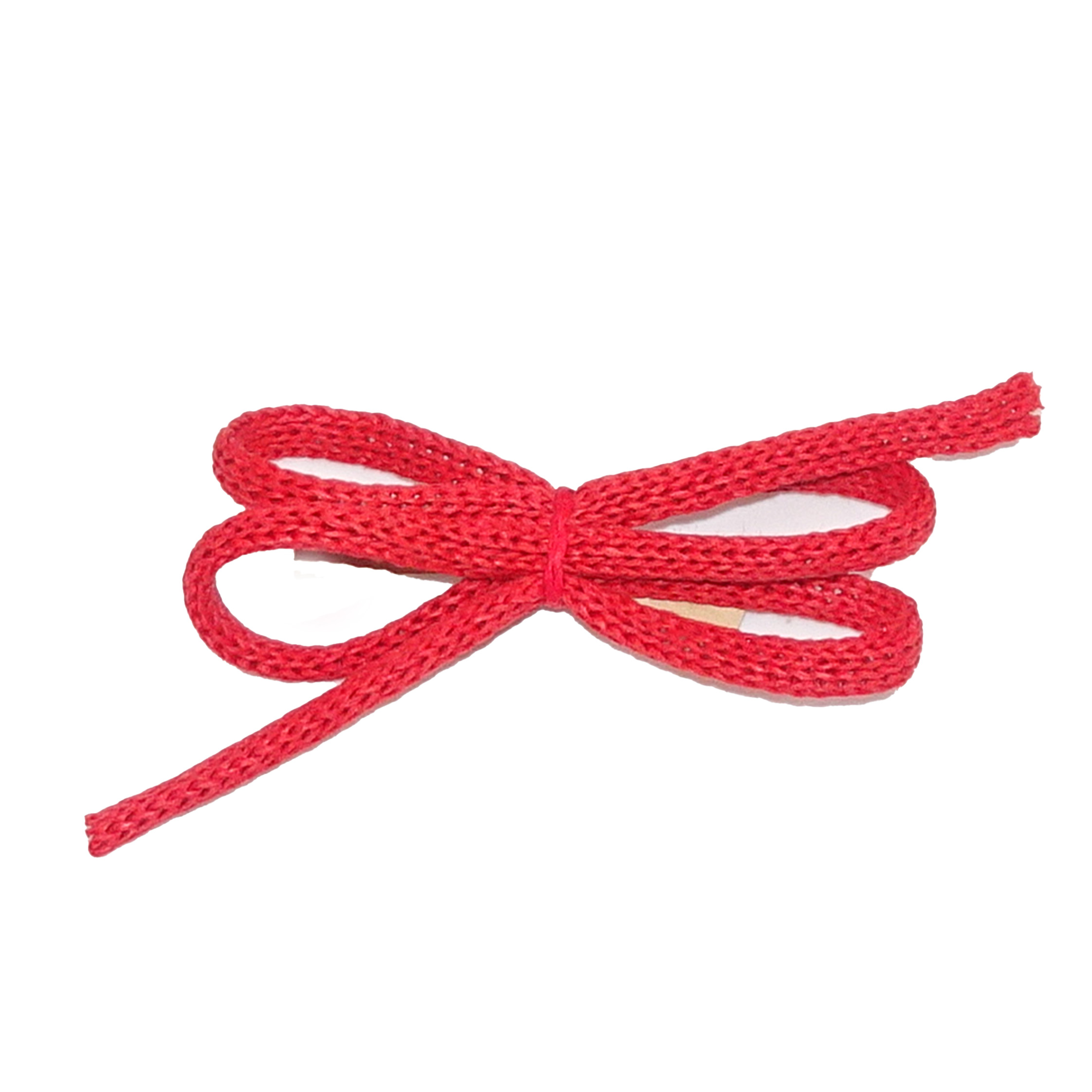 4-Flügelschleife aus Papierkordel