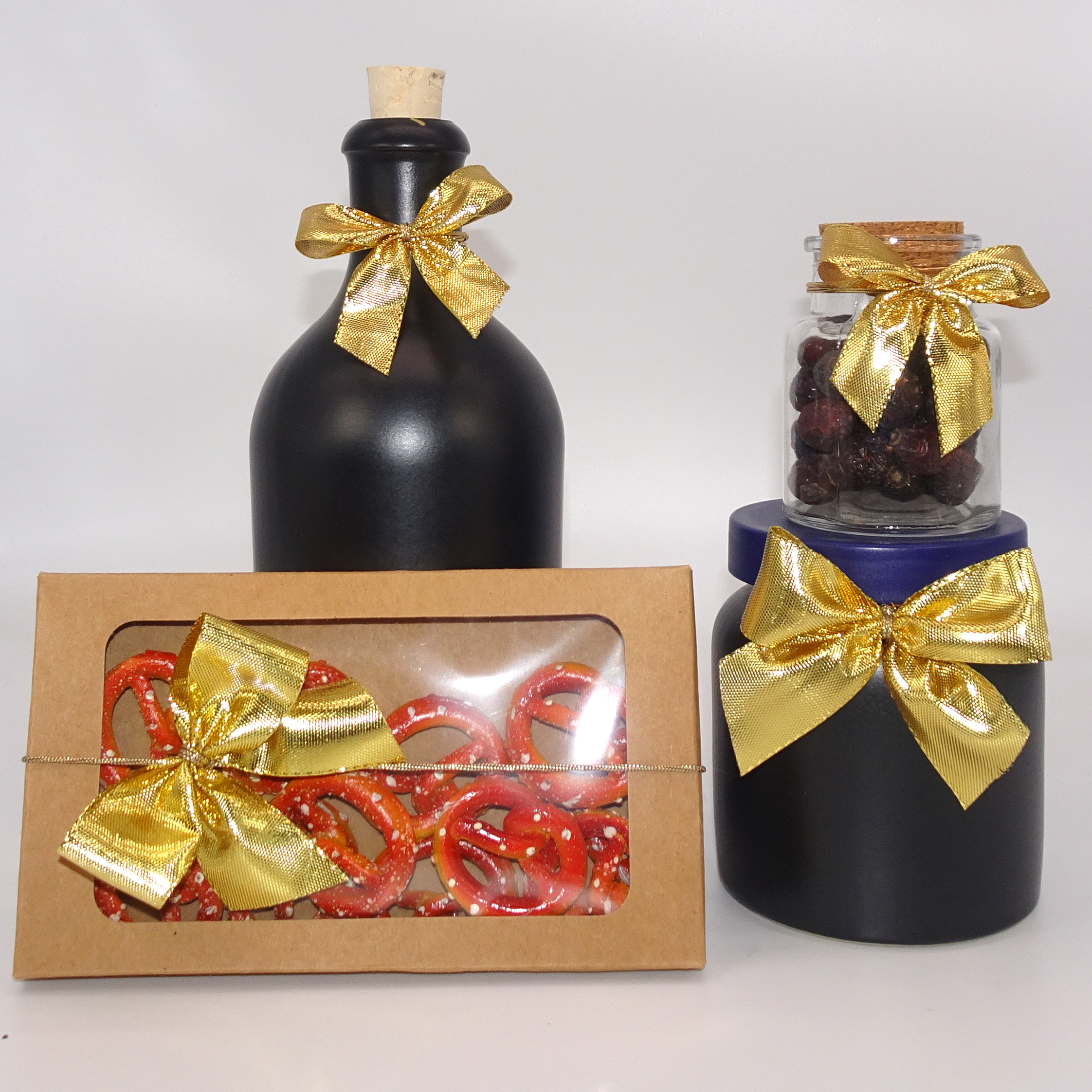 2-Flügelschleife mit elastischem Umband 25 cm lang