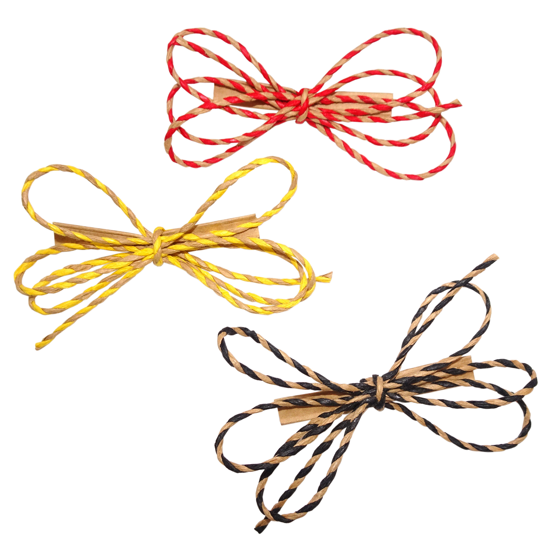 6-Flügelschleife aus Papierkordel