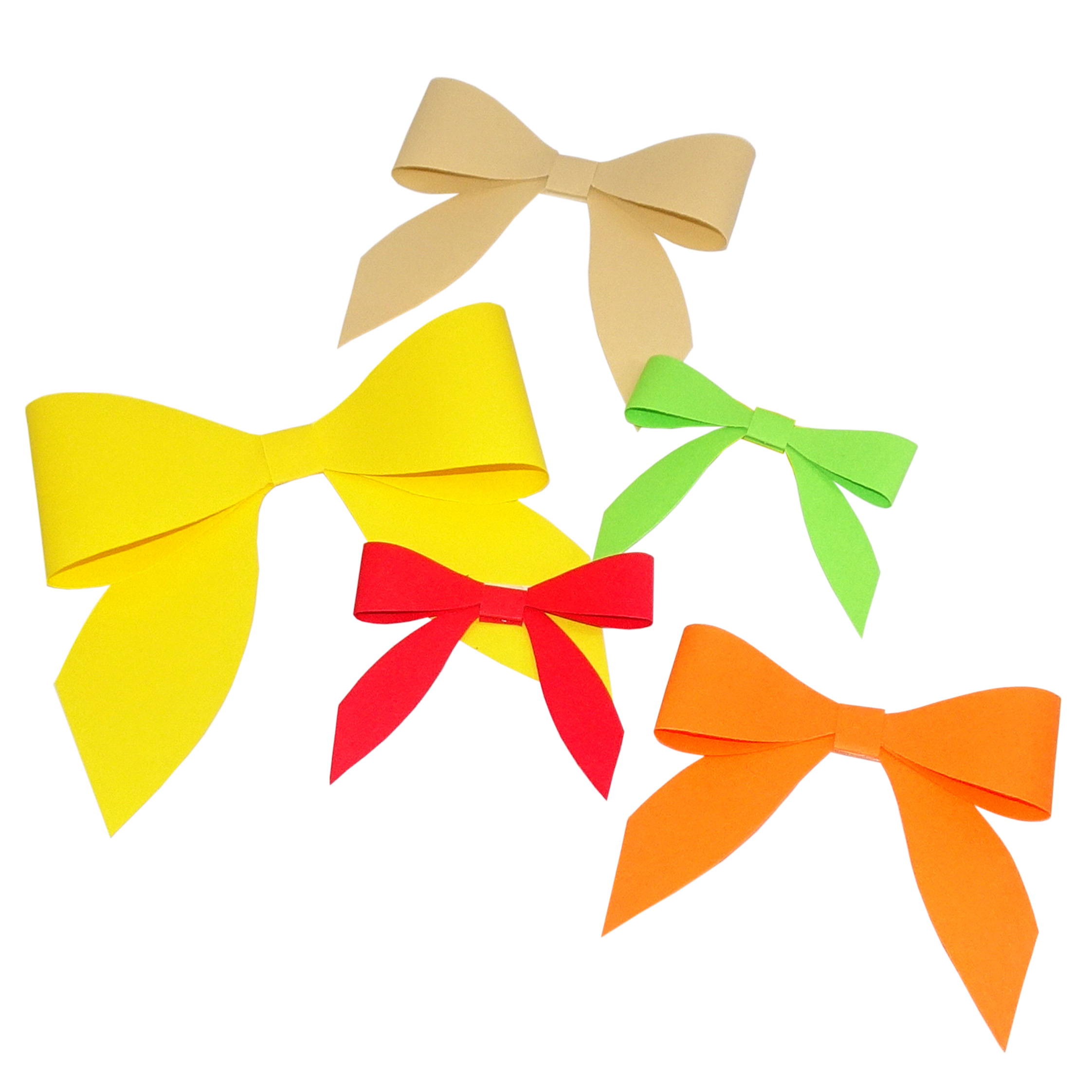 2-Flügelschleife aus Papier